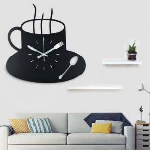 Coffee Cup Creative Wall Clocks